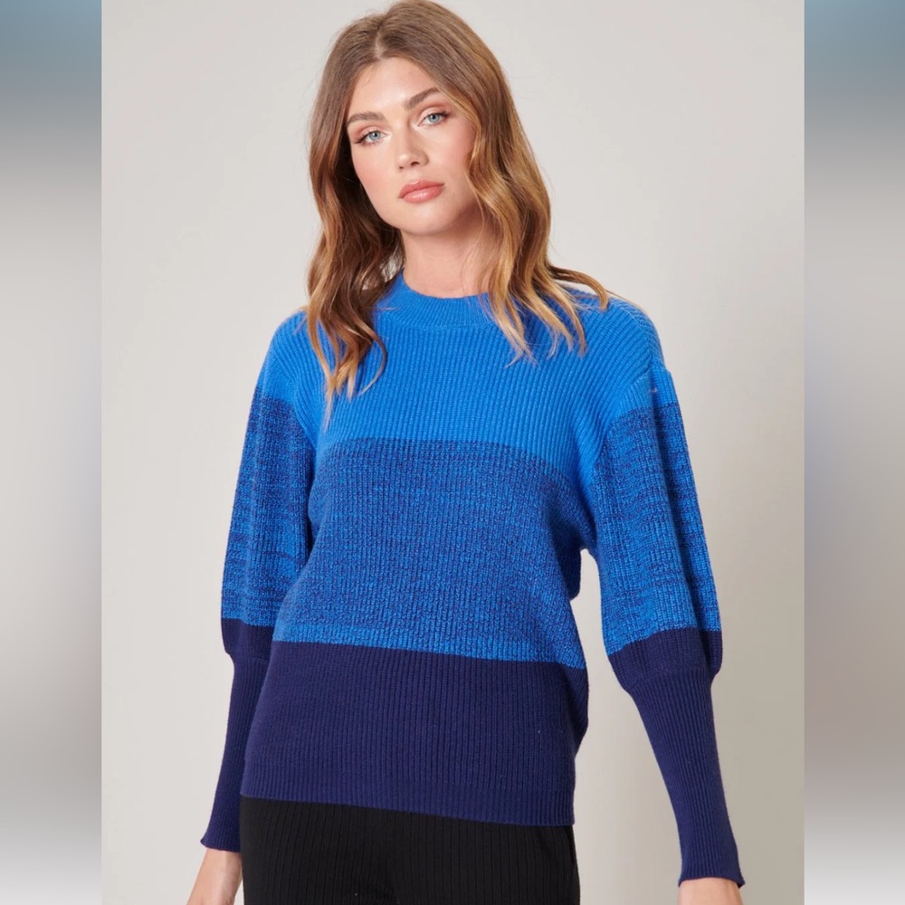 Sugarlips Against The Grain Tonal Stripe Sweater